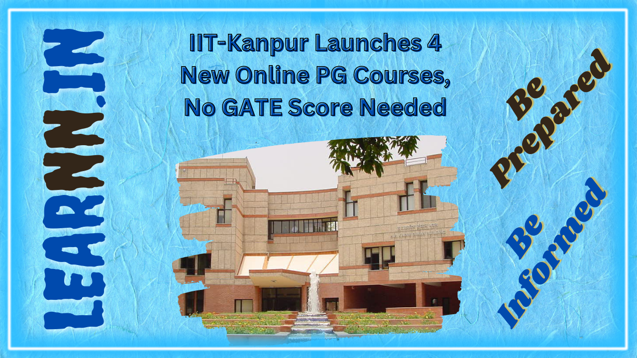 online PG courses at IIT-Kanpur